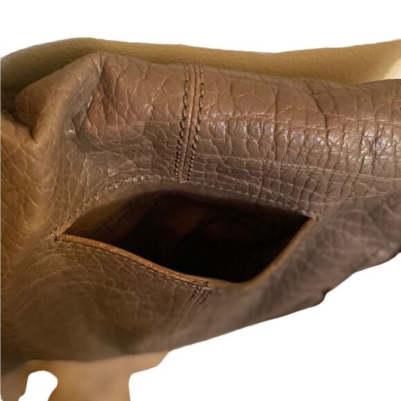 The Sak Silverlake Crossbody Bag Gray Leather Studded Fringe Boho Western - Picture 4 of 9